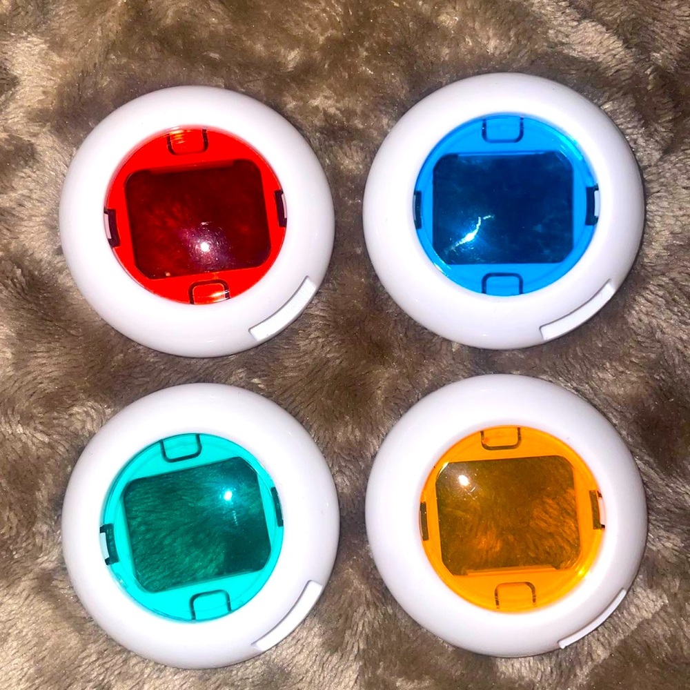 Polaroid lenses ❤️💙🩵💛